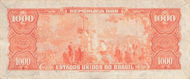 1000 Cruzeiros p.173c vf
